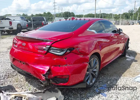 2019 Infiniti Q60 3.0T Red Sport 400 from USA, damaged, VIN JN1FV7EL9KM440269